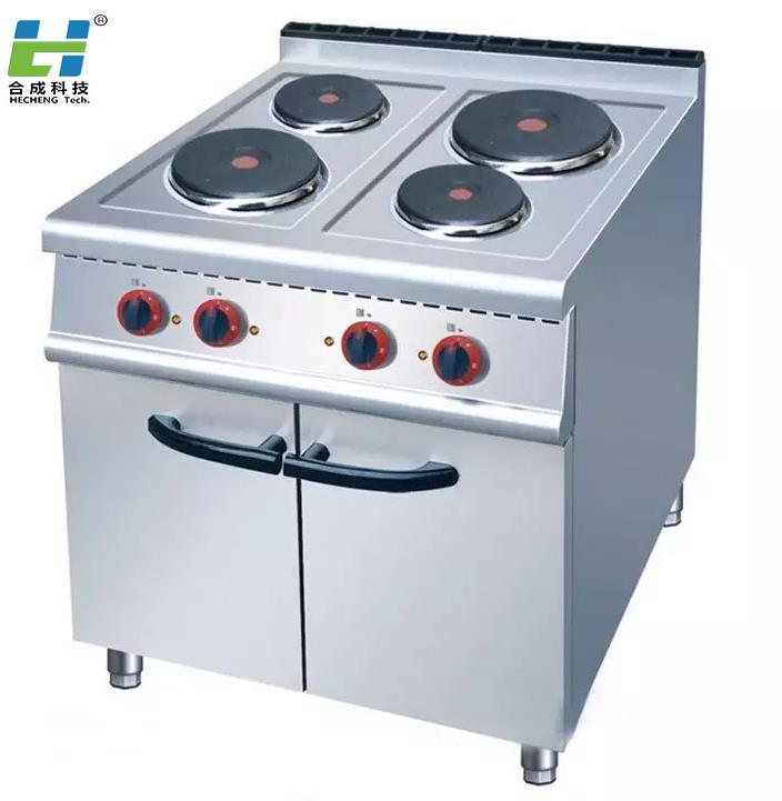 Commercial Electric cooker hot Plate Kitchen Equipment stainless steel induction cooker plate Electric plate cooker with cabinet