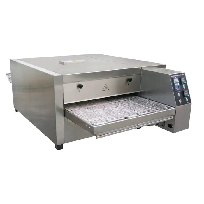 Gas oven pizza baking oven high efficiency 32 inches conveyor belt oven for baking pizza equipment