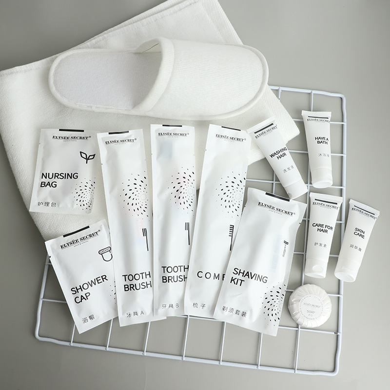 Hotel disposable toiletries can be customized