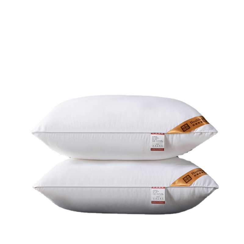 High rebound feather silk cotton hotel pillow core wholesale